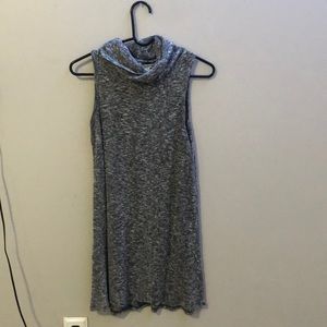 Grey Thigh-length Dress